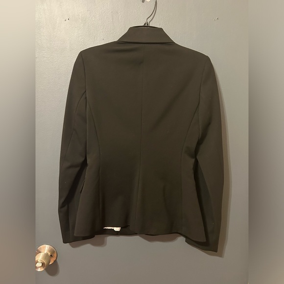 Express Women’s Editor Suit SZ 4s Pant And 0 Blazer One Button Black Lined prom - Picture 3 of 10